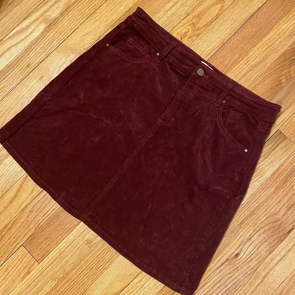 Market and Spruce Corduroy Skirt